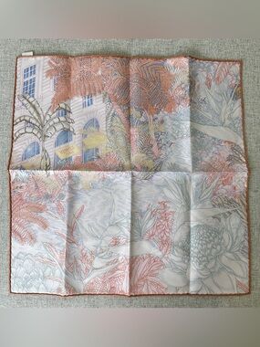 Hermes Faubourg Tropical Detail scarf 45
